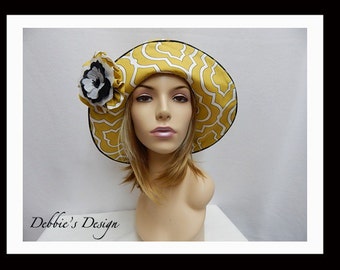 Women's Hat-442 - Womens Hats, Cloche Hats, Great Gatsby Style, Handmade Women's Cloche Hats, Hair Accessories, Folk Hat