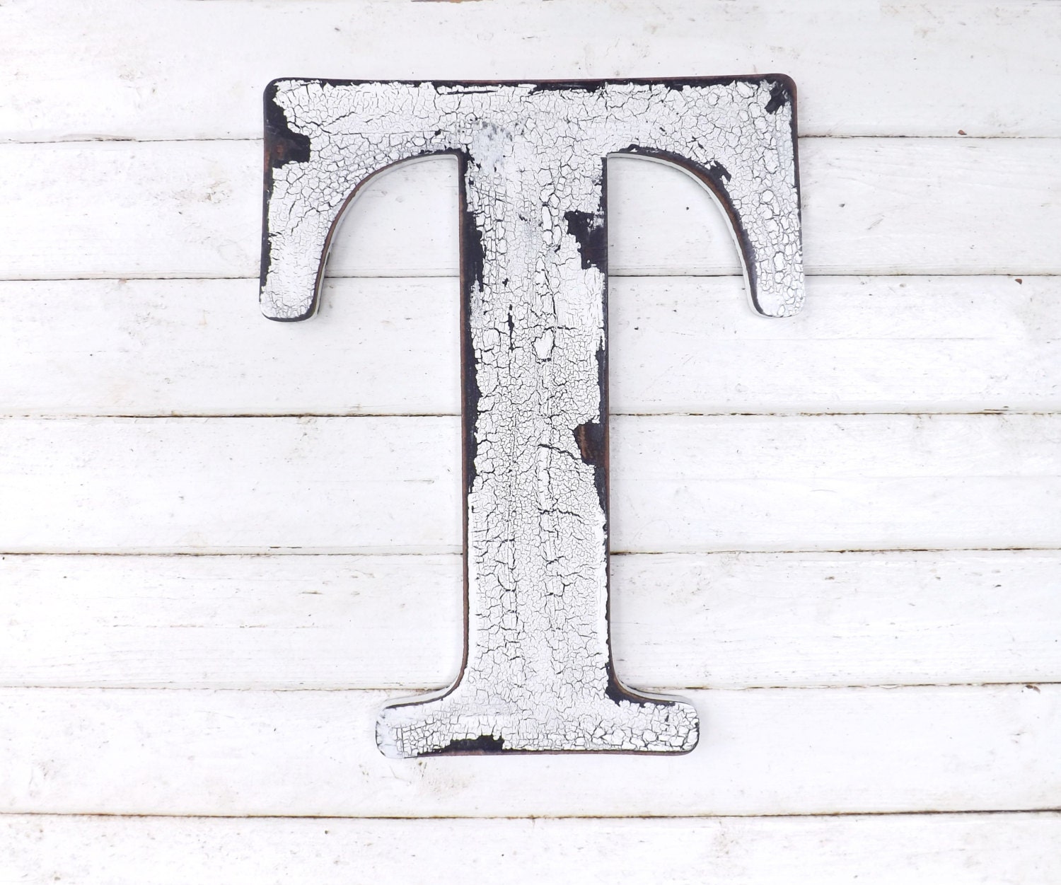 Rustic Large Letter T / Wall Letter / Wood Letter / Cottage/