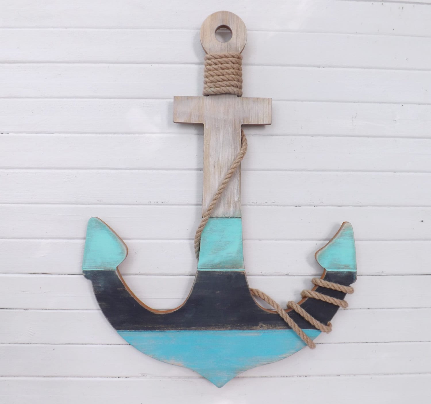 ON SALE Wood Anchor / Anchor Wall Decor /Coastal