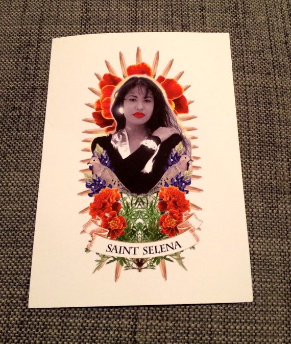 5x7 Giclee Print: Selena Quintanilla by LastCraft on Etsy