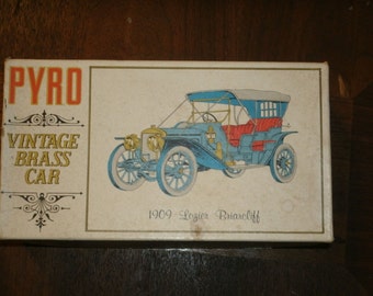 pyro vintage brass car