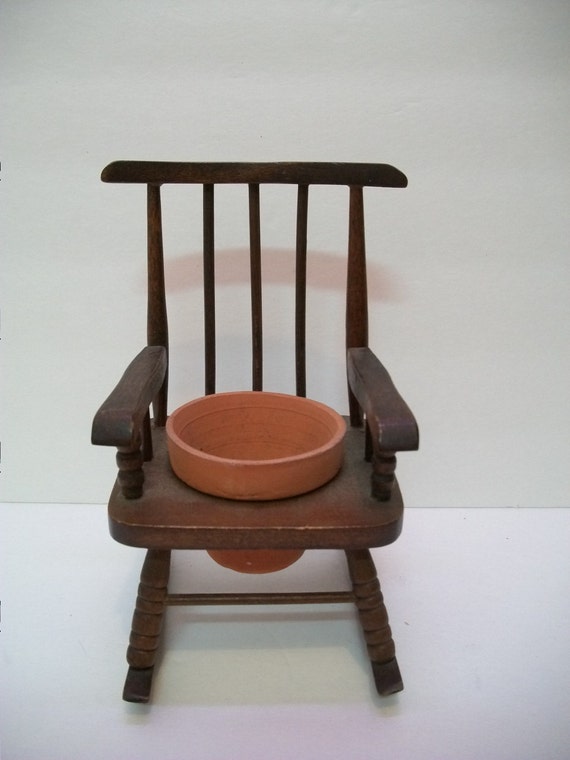 Rocking Chair Planter Home Decorating Small Wood Rocking