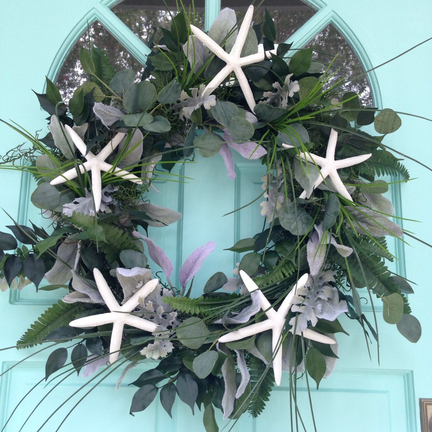 Beachy 5 Starfish Wreath-Beach Wreath-Beach By BeachyWreaths