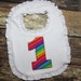 Birthday Bib Add On - Girl Bib, Boys Bib, Girls Ruffle Bib, 1st Birthday Bib, First Birthday Bib, 2nd Birthday Bib