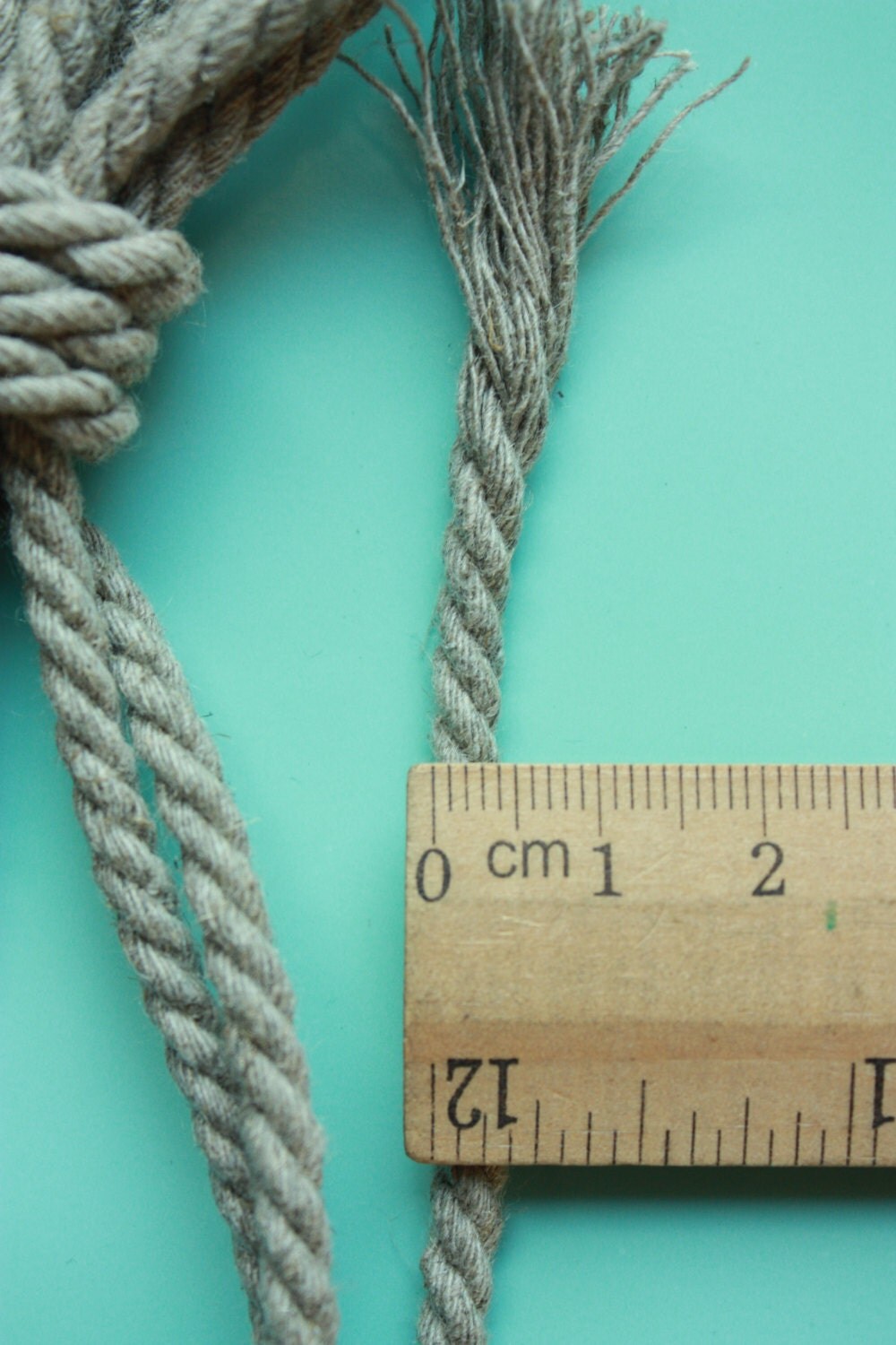 4 mm Linen Rope 5 Yards 4.57 Meters Natural Linen by gbsupplies