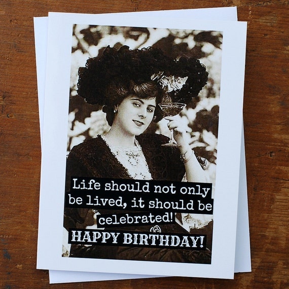 Card 249 Birthday Card Life Should Not Only Be Lived It