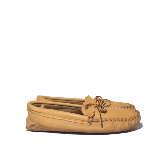 13 Men's TAOS Soft Sole Moccasin Slipper Shoes in Tan