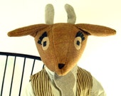 Plucky Kid Billy Goat Doll Handmade Toy OOAK Peaky Blinders Wardrobe Plucky Kid Billy Goat Doll Handmade Toy OOAK Peaky Blinders Wardrobe