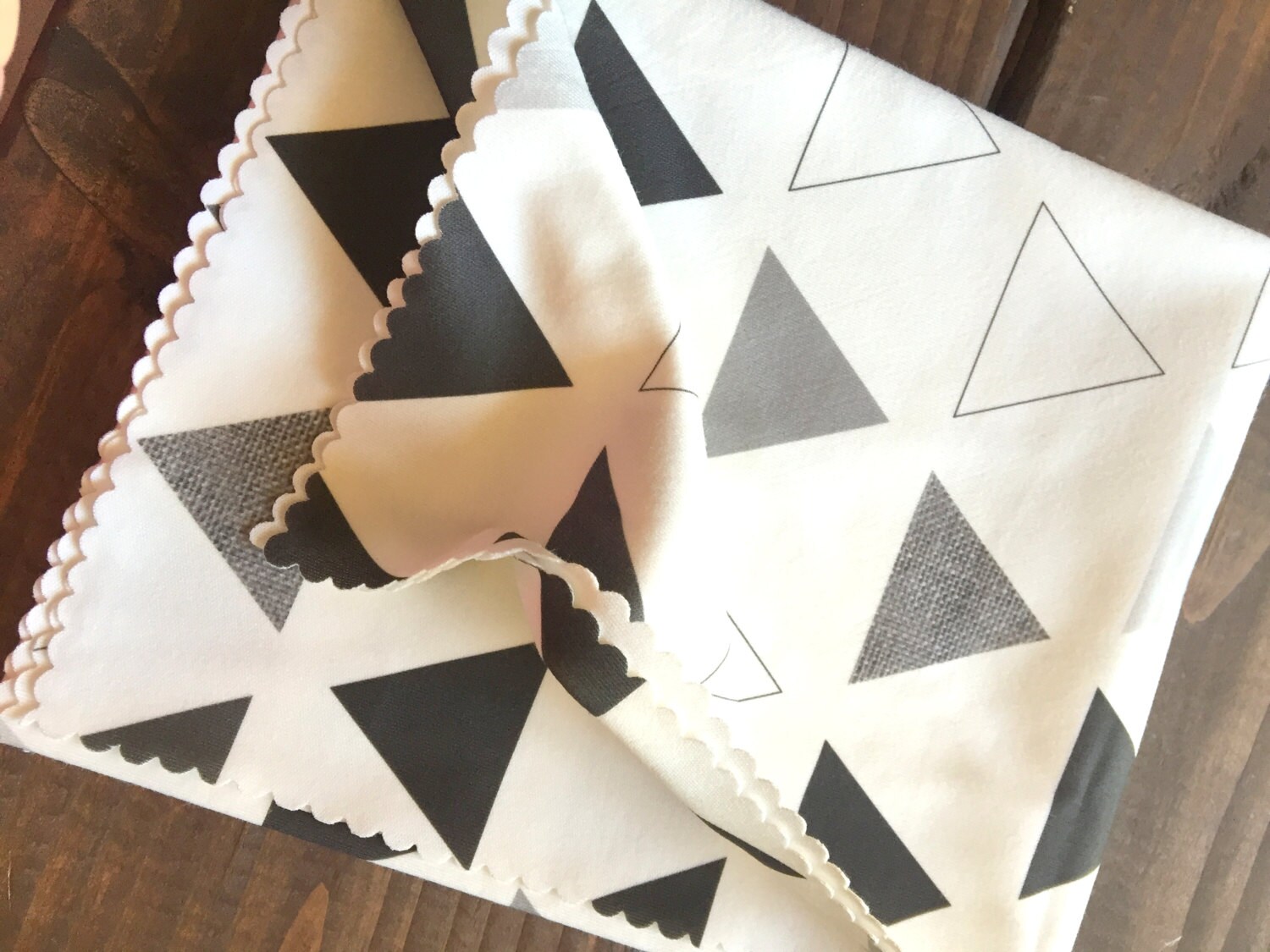 Swaddle / / / Black and White Triangle / / / by OllieandPenny