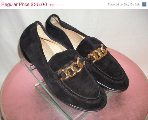 Vintage Men S Black Suede Bedroom Slippers By Thebazarhome On Etsy   Il 570xN.777759751 9yue 