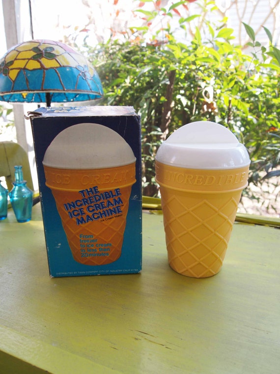 Items similar to Ice Cream Maker, Ice Cream Machine, Incredible Ice