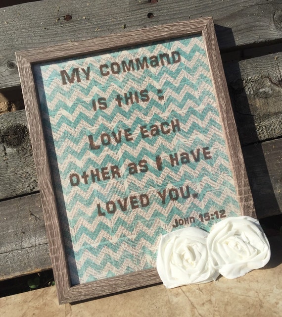 Picture Frame Bible Verse Frame Housewarming Gift Rustic