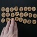 Runes, Blackthorn, round section, Elder Futhark.