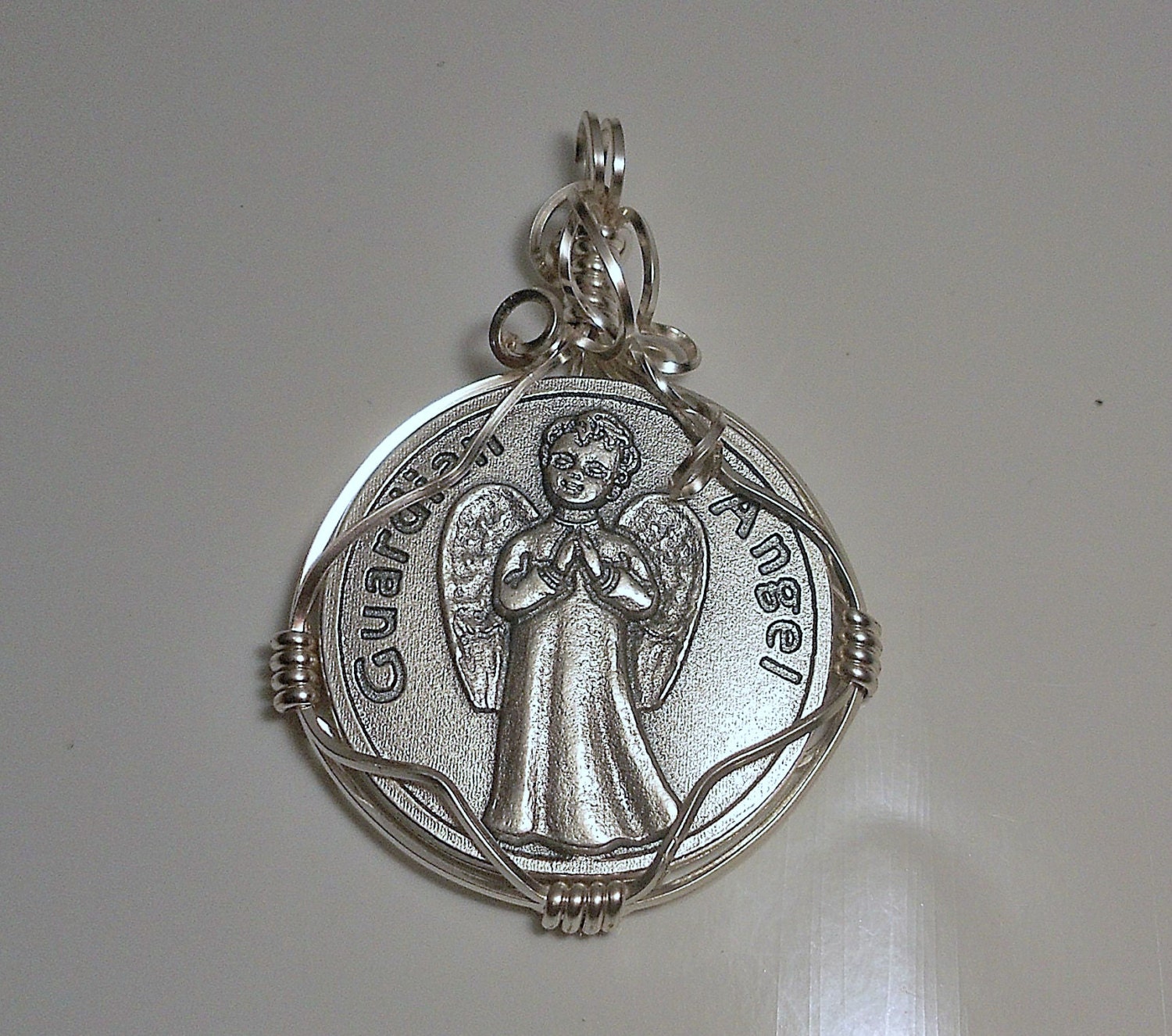 Guardian Angel Baby Medal Pendant