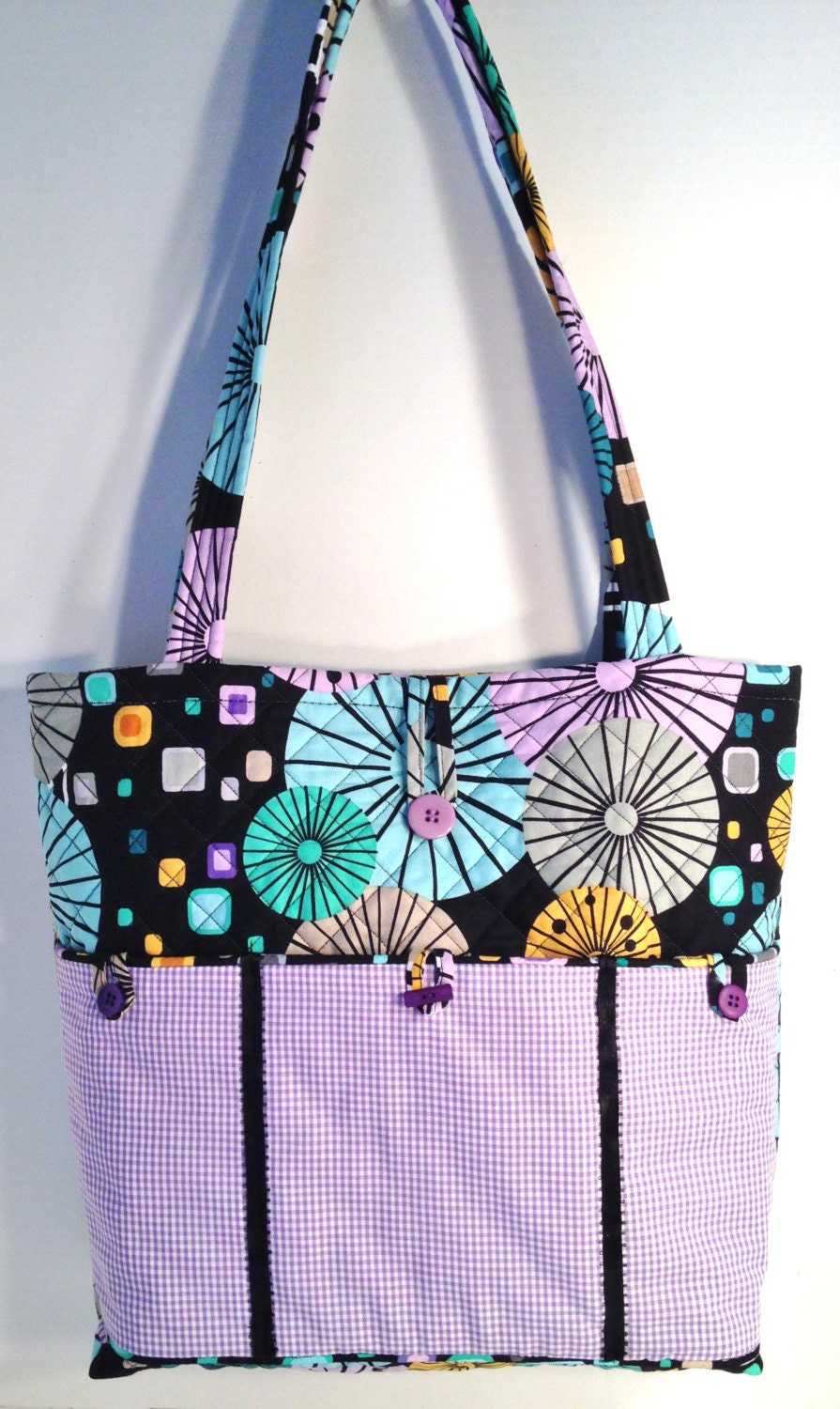 Tote Bag PDF Sewing Pattern Oversize Purse Shoulder Bag