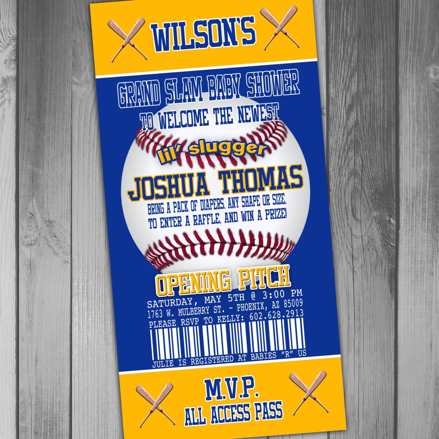 Milwaukee Brewers Inspired Baseball Baby Shower by CLaceyDesign