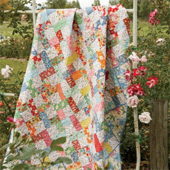 America Wildflowers Quilt Pattern Jelly Roll by marcellassewing