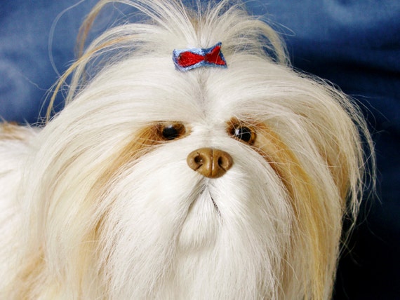 realistic stuffed shih tzu