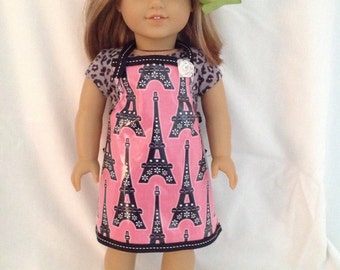 American Girl Doll Paris Apron, 18" Doll apron