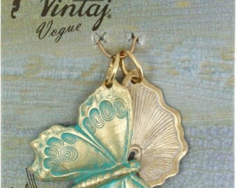 Vintaj Vogue Fluttering Wings assortment (2 pcs/pkg)