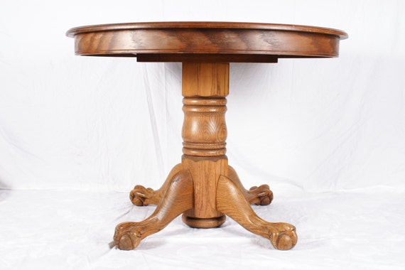 Antique Ball And Claw Dining Room Table