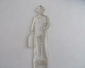 Fuller Brush Clear Salesman Advertising Letter Opener Made in the USA