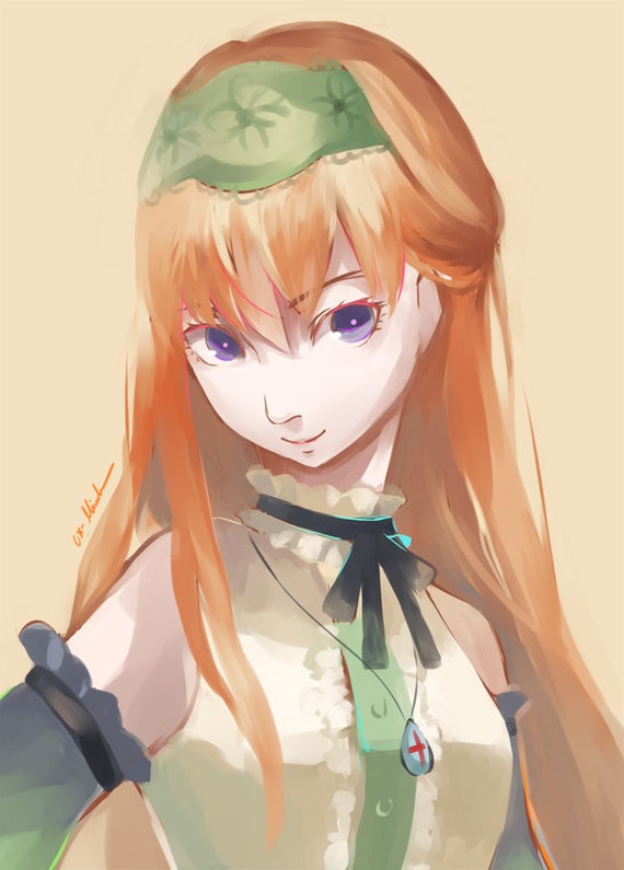 Custom Anime Portrait Bustup Commission by OXMiruku