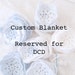Custom Granny Square Baby Blanket- Reserved for DCD