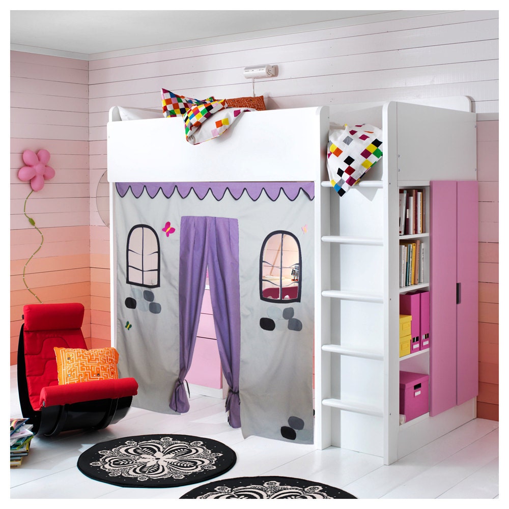 Bunk bed Playhouse / Bed tent / Loft bed by CreativePlayShop
