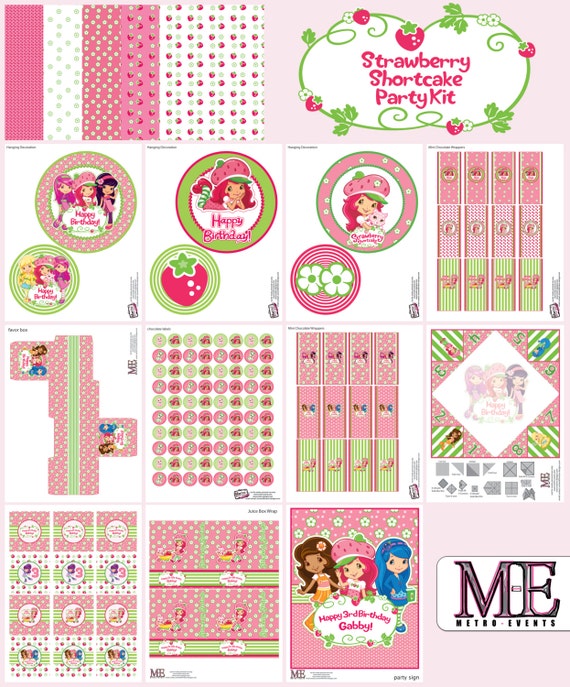 Strawberry Shortcake Party Supplies Il_570xn