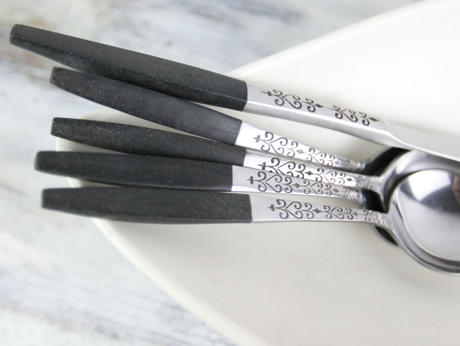 Vintage Interpur, Mid Century Flatware Replacements (set of 5) Haute