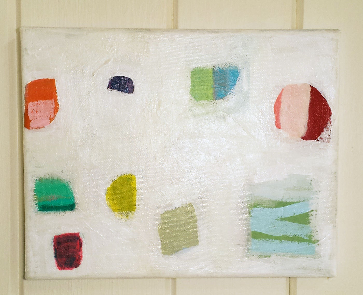 ABSTRACT PAINTING WHITE abstract painting original by ArtGallerie