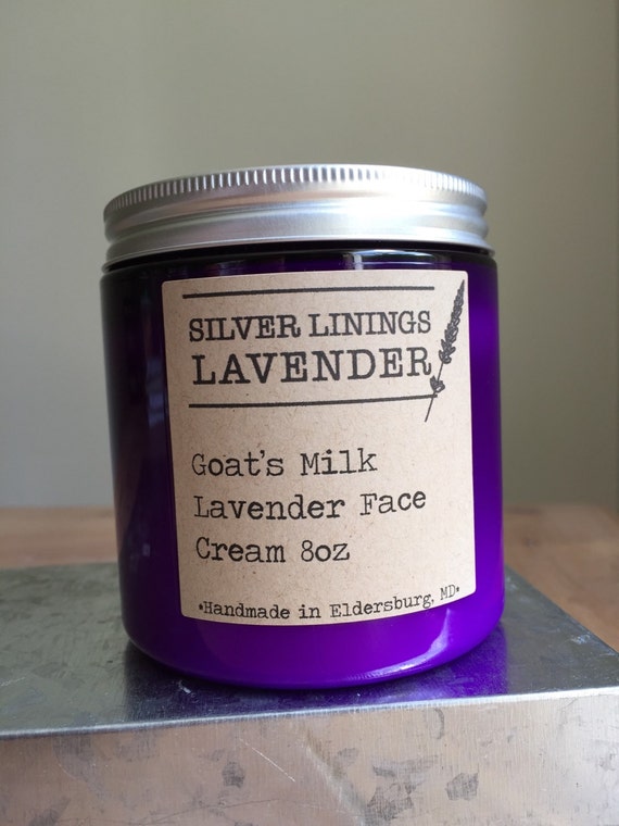 Lavender Goats Milk Face Cream by SLLavender on Etsy