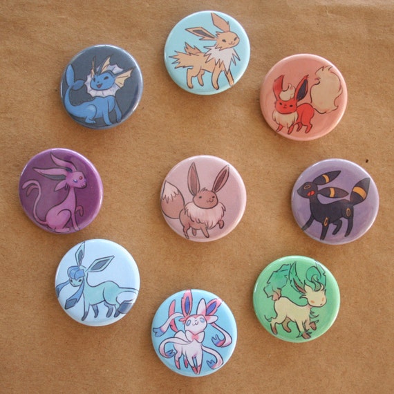 Eeveelutions pins