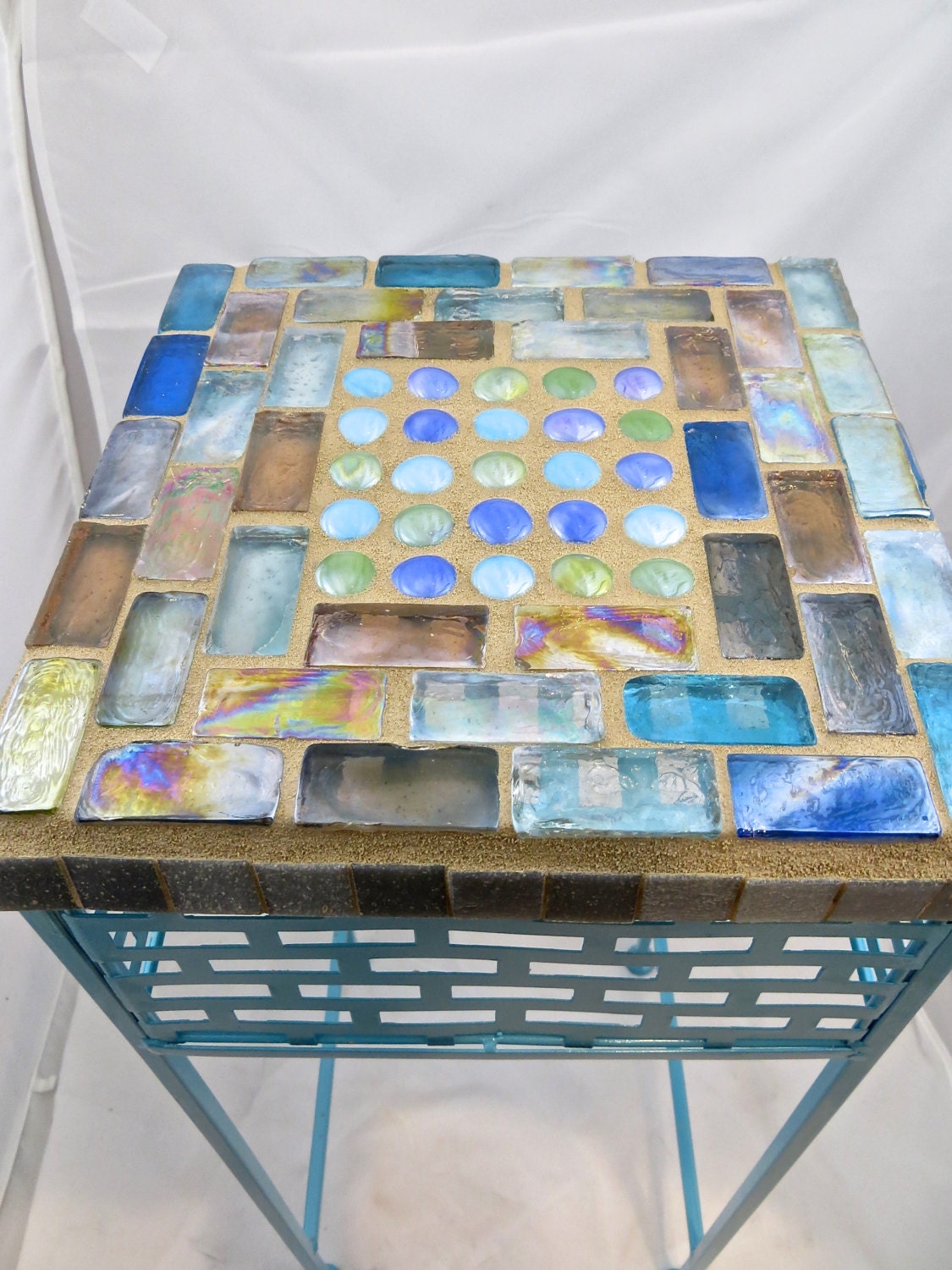 Mosaic side table or Plant Stand