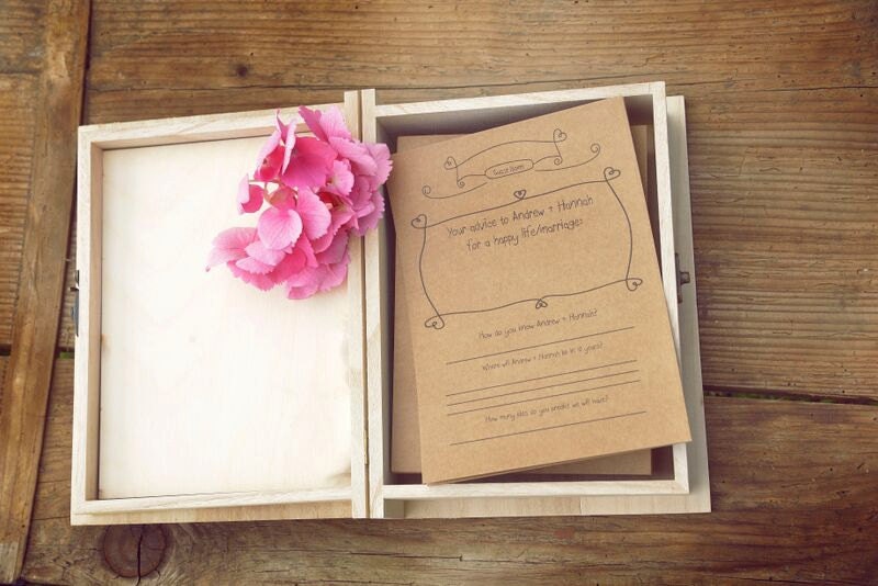 Personalized Wedding Guest Book by MelindaWeddingDesign on Etsy
