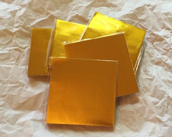 origami paper gold foil sheets inch 6x6 3x3 japanese