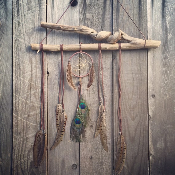DreamCatcher Boho Wall Hanging Decor Feather by GypsyTribeJewels