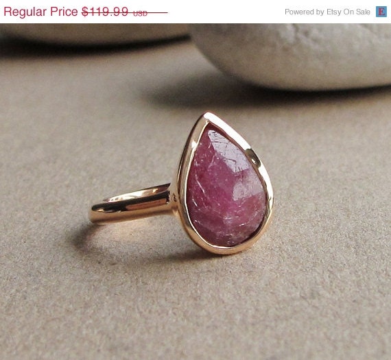 SALE Ruby Ring- Gemstone Ring- July Birthstone Ring- Promise Ring ...