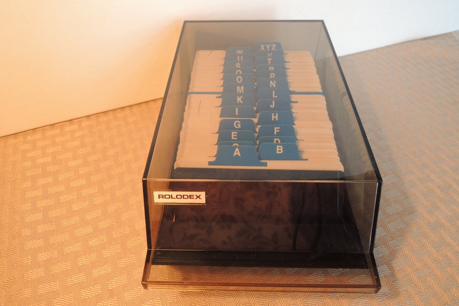 Rolodex Address keeper Business cards Desk organizer Card