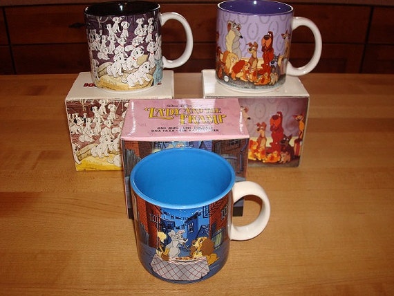 Collectible Ceramic Disney Mugs / Coffee Mugs by yankytreasure