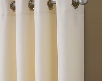 Organic Twill 5 colors >>> Double Wide curtains Drapes 2 Story Extra Long Custom Made Drapes