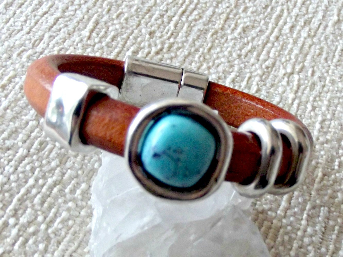 Turquoise leather bracelet leather bracelet turquoise