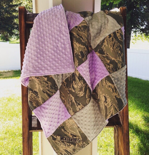 Quilted U.S. Military Baby Blanket by Abuandlace on Etsy