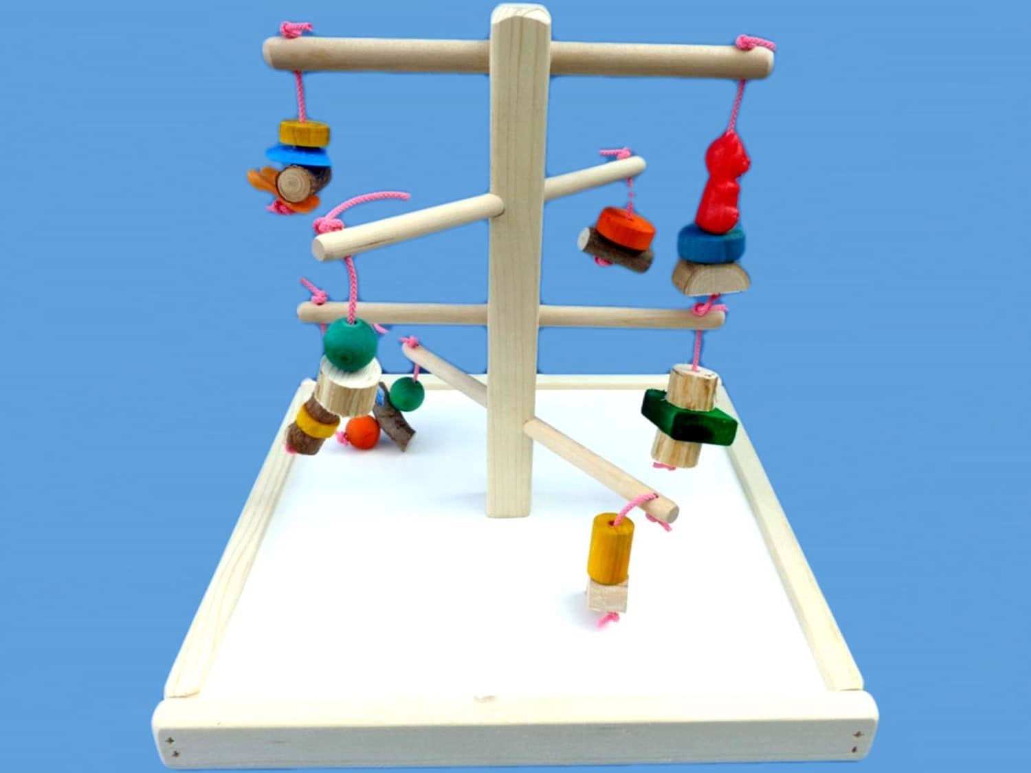 bird toy play gym for small and medium birds parrot play gym