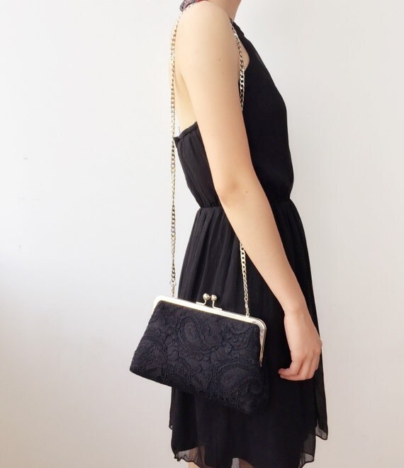 Add on Chain Strap Clutch Chain Strap Silver by SheetaDesign