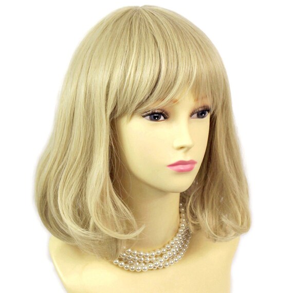 Classic Style Soft Gold Blonde Mix Ladies Wigs By Greatwigshop 