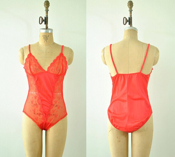 Vintage Lingerie Bodysuit- Womens Large, JCPenney