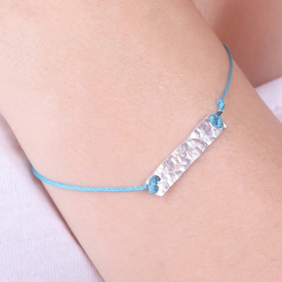 Sterling Silver bar bracelet bar bracelet everyday by Avnis