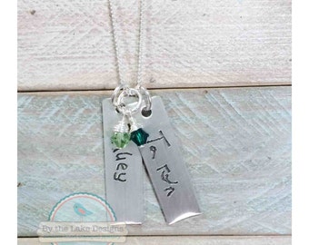 child signature handwriting personalized necklace